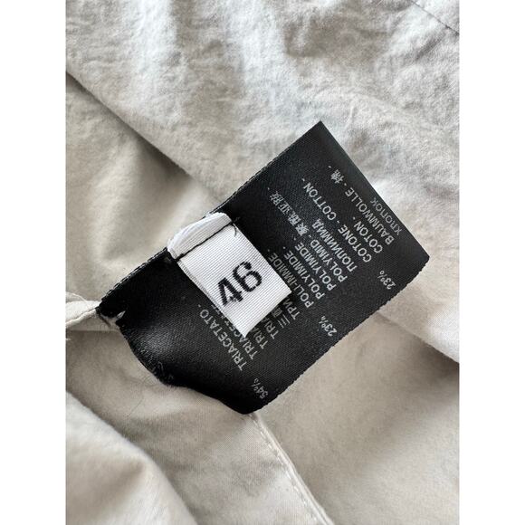 Lumen Et Umbra Reversible Long Trench Coat Cotton Blend - Picture 8 of 9